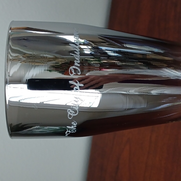 VINTAGE MGM Casino Las Vegas Souvenir Silver Pilsner Glass - Picture 3 of 11